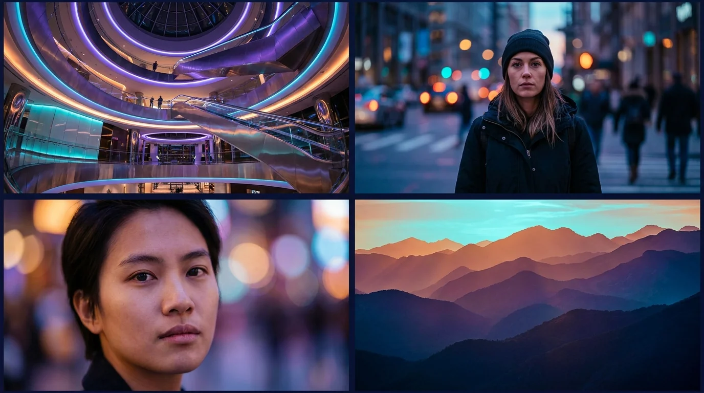 Higgsfield Focal Length Visual Examples