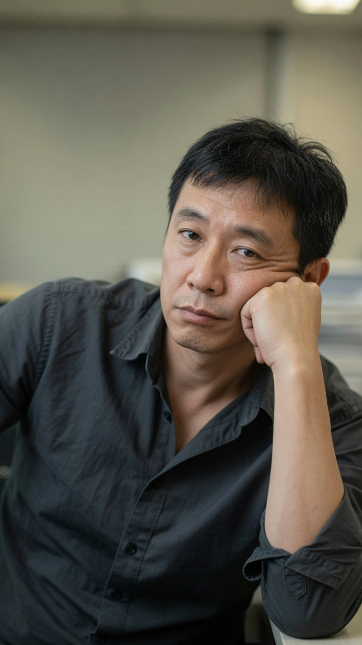 Head-on-Hand Portrait